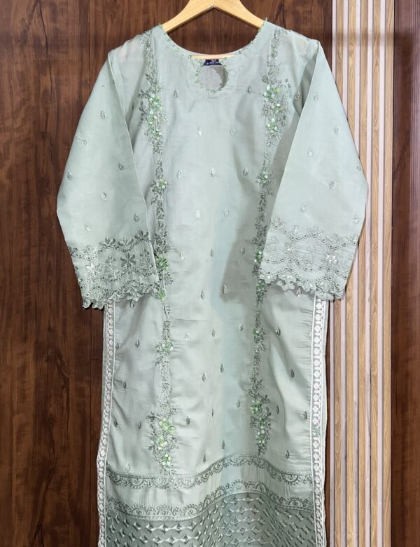 3 Piece Stitched Embroidered Lawn Suit